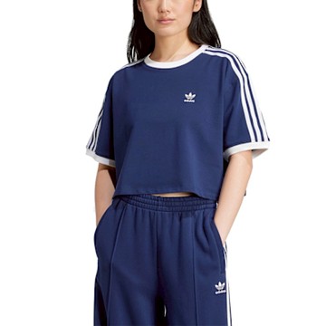【Adidas 愛迪達】 3S LOOSE CROP T 圓領短袖T恤 女 - JC8151