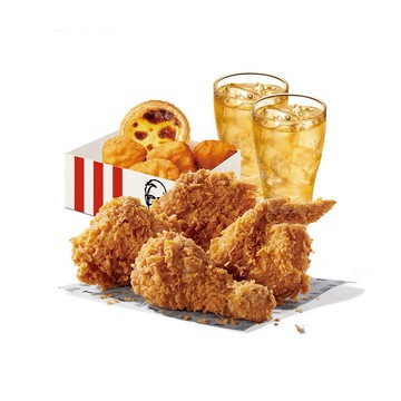 【肯德基】 雙人咔啦脆雞+雞塊蛋撻 雙人餐 好禮即享券