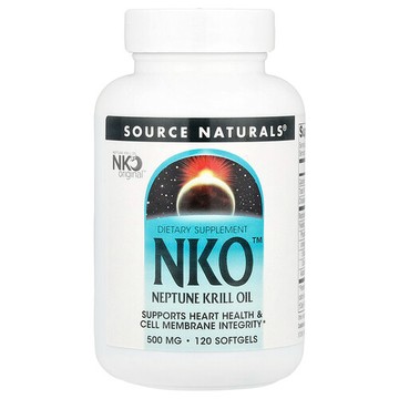 Source Naturals, NKO™，Neptune 磷蝦油，500 毫克，120 粒軟凝膠