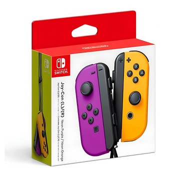 Nintendo Switch NS Joy-Con 左右手控制器 電光紫/電光橙 台灣公司貨
