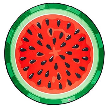 BIGMOUTH INC 美國 海灘毯 柔軟舒適 輕巧易攜帶 海灘/野餐/露營適用  西瓜款 紅色 + 綠色  1條