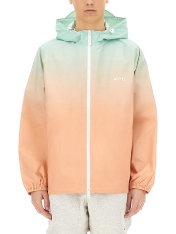 a. p.c. x asics blouson "meadow"