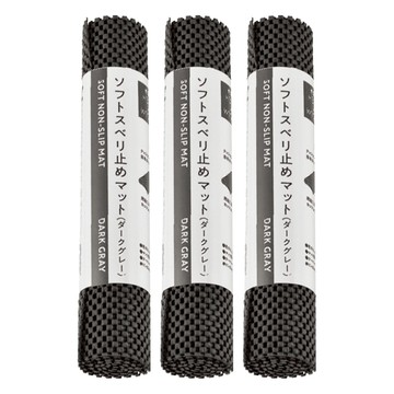 日本 echo 止滑墊  30 x 100cm  深灰色  3入