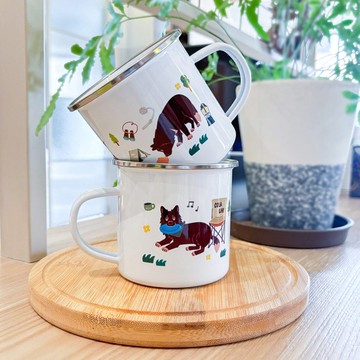 Cola露營系列 - 珐瑯杯 咖啡杯 馬克杯