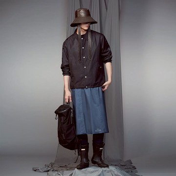 RainSkirt 晴雨兩用一片裙輕裝版_迷霧藍