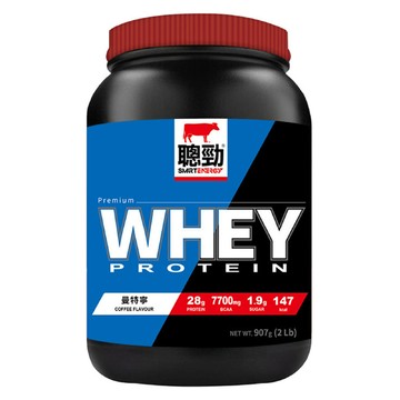 RED COW 紅牛 聰勁即溶乳清蛋白 曼特寧風味  907g  1罐