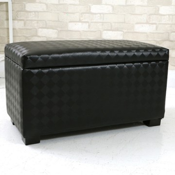 JP Kagu 日式菱格皮沙發椅收納椅