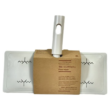 MUJI 無印良品 掃除系列 地板除塵拖把兼用  1個  白色