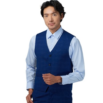 per-pcs 都會商務合身背心_藍(723601)