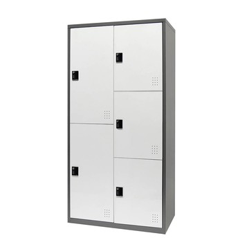 樹德鐵門兩排5格密碼鎖置物櫃 FC-M205