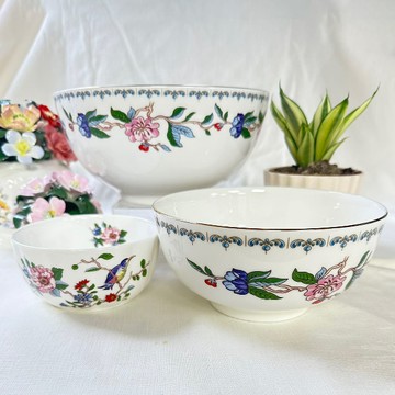 Aynsley 雀鳥系列 骨瓷麵碗／湯碗／南瓜碗 任選 - 南瓜碗