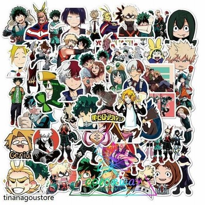 100枚 ステッカー 僕のヒーローアカデミア アニメ キャラクター シール 通販 Lineポイント最大get Lineショッピング