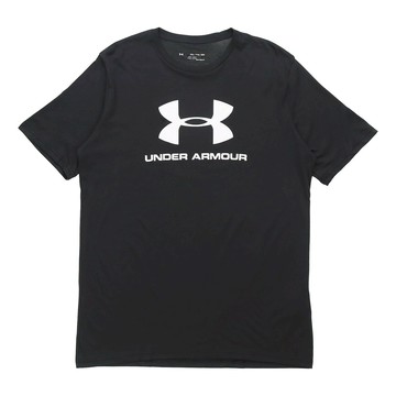 Under Armour Men's UA Sportstyle Logo Short Sleeve Black