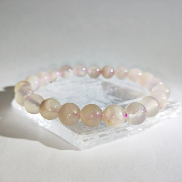 馬達加斯加 9mm 9.5mm  櫻花瑪瑙 Blossoms Agate 手串