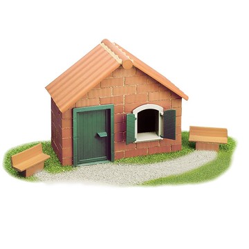 【德國teifoc】DIY益智磚塊建築玩具 鄉村農舍 - TEI51
