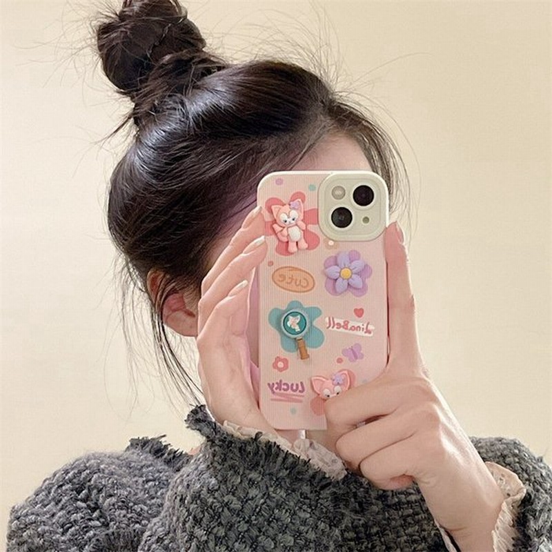 ダッフィーフレンズ リーナベル 浮き彫り 立体 Luckyスマホケース アイフォンケース 携帯ケース 全機種対応iphone11iphone12 Iphone13 通販 Lineポイント最大get Lineショッピング