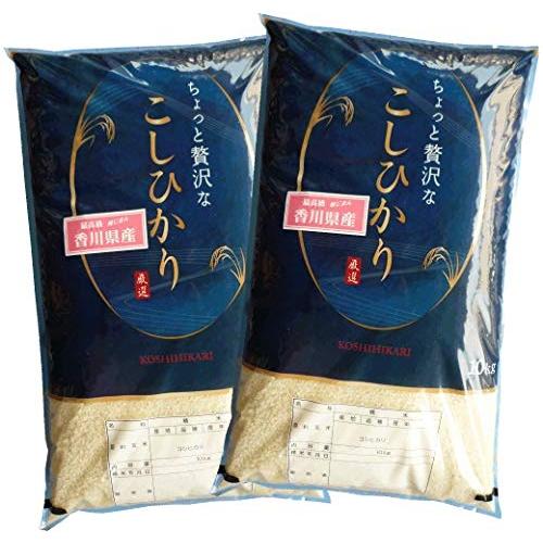  香川県産 コシヒカリ 20kg (10kg×2袋） 白米 令和５年産 『残留農薬一斉分析』検査 提出中