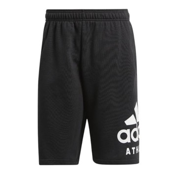 ADIDAS ID Alogo Short 黑色 棉質 短褲