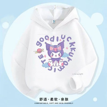 【秋冬新品】 女童帽T 兒童連帽上衣 中大童帽T 庫洛米 薄款 連帽 2026秋冬新款 女孩長袖上衣 兒童秋冬童裝