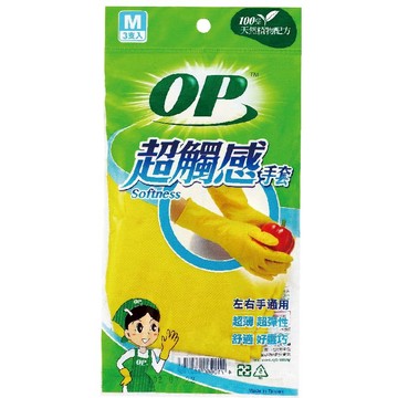 [家速配]OP超觸感手套-左右手通用(M)3支入