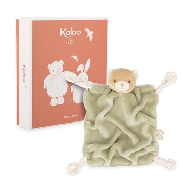Kaloo  Intemporel 經典熊熊安撫巾-豆綠