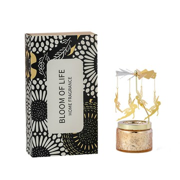 樂天精選~christmascandles圣誕香薰蠟燭香氛旋轉走馬燈燭臺Candleholder 雙11全館免運