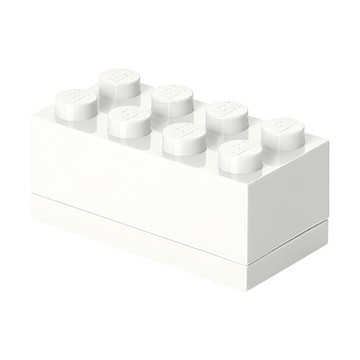 ROOM COPENHAGEN LEGO樂高迷你8格收納盒  白色  1個