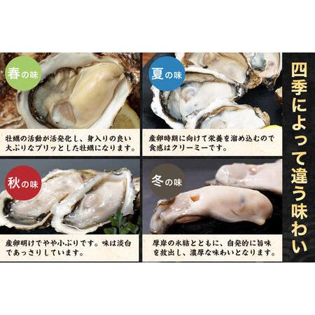 ふるさと納税 北海道厚岸産 牡蠣 Lサイズ 1ダース（12個入り） 生食用 北海道厚岸町