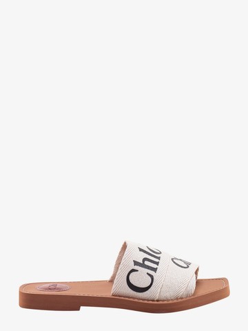 Woody fabric sandals with frontal logo - CHLOE' - gender_Woman