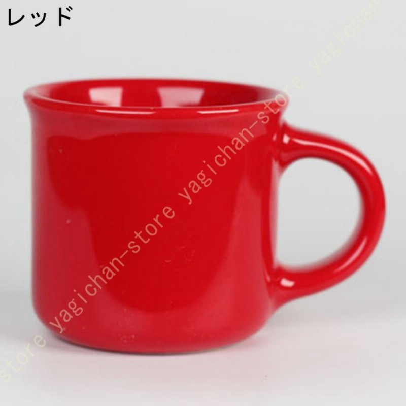 コーヒーカップ ペア 小さい 陶器 電子レンジ対応 ベージュ