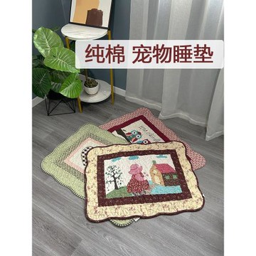 隔涼寵物地墊小狗窩墊子四季通用純棉地墊貓咪兔子防滑睡墊可水洗