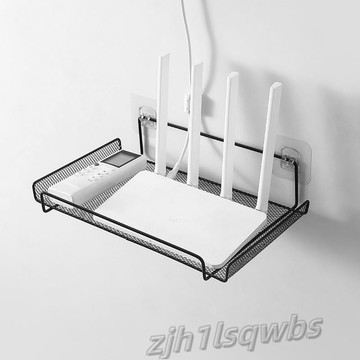 桃園店🥇免運🥇路由器置物架電視機頂盒壁掛牆面上收納架子免打孔無線wifi放置架