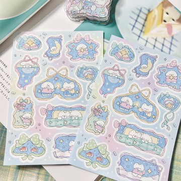 小狗巴士【第六彈】 啞膜貼紙手帳咕卡拼貼裝飾