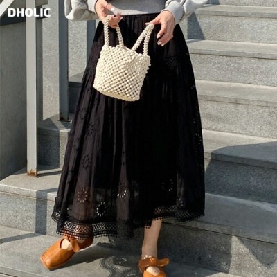 最大の割引 sea アイレットレースフレアスカート new york Anita skirt