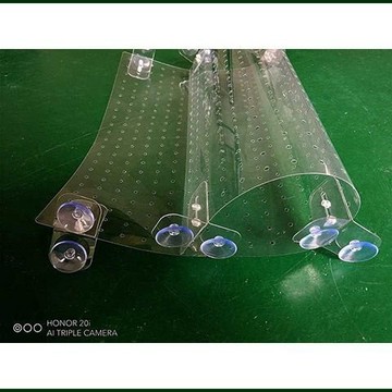 臺灣🙌8H出🔥【4579次迴購】魚缸隔離闆透明擋闆水族箱隔闆鬥魚混養隔離可自由裁剪幼魚隔離網 TPOI