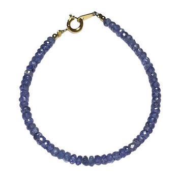 【喨喨飾品】漂亮藍紫色的坦桑石手鍊 A816