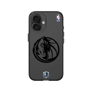 iPhone 16 Clear (相機按鈕) 酷墨灰 - NBA - B&W-達拉斯獨行俠 Dallas Mavericks B&W