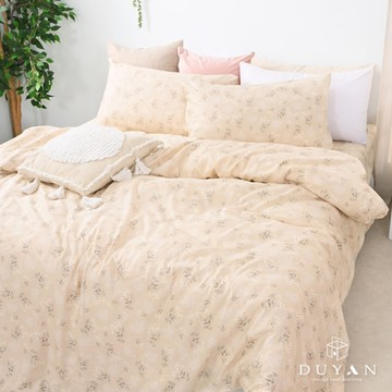 【DUYAN 竹漾】奧地利天絲雙人床包涼被四件組 / 心願繡花 台灣製