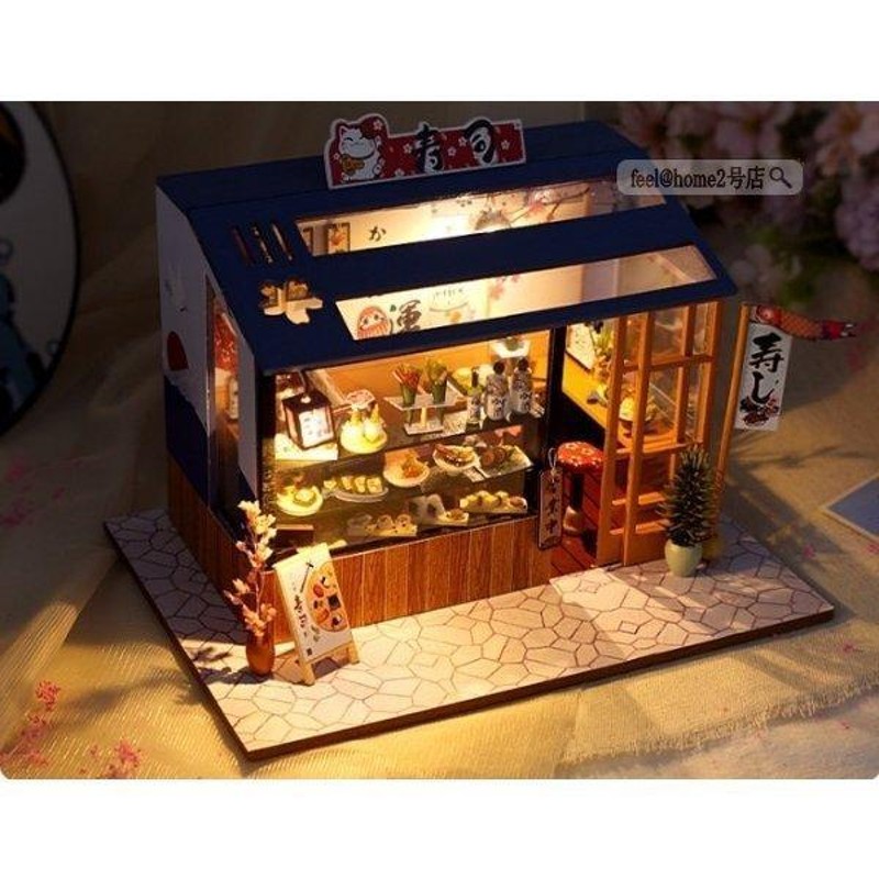 ミニチュアコレクション ドールハウス寿司店/手作りキット