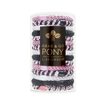 【L.ERICKSON官方旗艦】粗版 彈力髮圈桶 15入〈粉紅派對〉