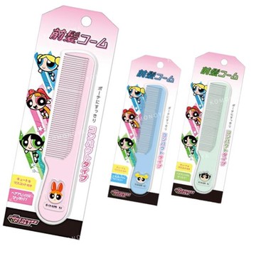 小禮堂 飛天小女警 劉海扁梳 (小臉款) 花花 泡泡 毛毛