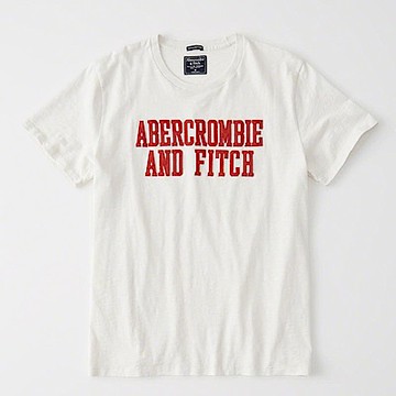 af a&f Abercrombie & Fitch 短袖 T恤 白色 1168