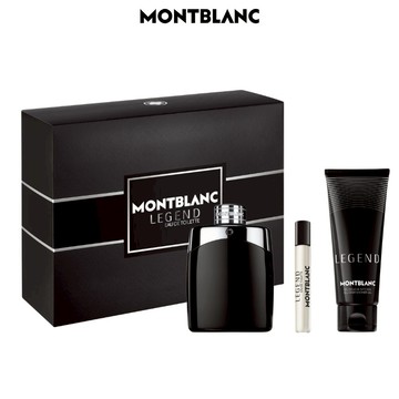 ⚡快速出貨【MONTBLANC 萬寶龍】傳奇經典男性淡香水禮盒(淡香水100ml+7.5ml+沐浴精100ml.附紙袋)