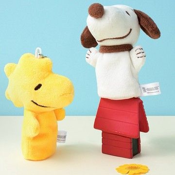 SNOOPY X 久木 SO COOL 好朋友 手指玩偶 史努比 絨毛吊飾 兩入一組 陪伴 治癒