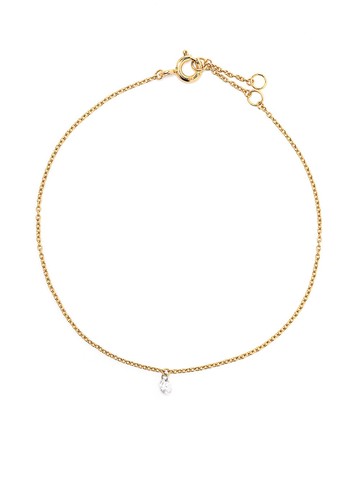THE ALKEMISTRY - 18kt yellow gold drilled diamond bracelet - women - 18kt Yellow Gold/White Diamond - One Size
