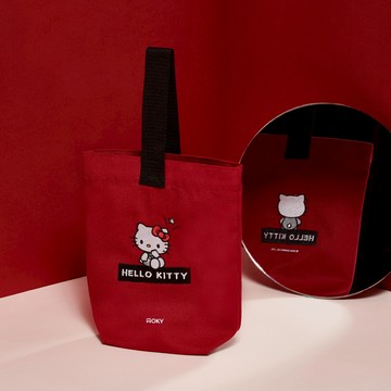 【WOKY 沃廚】 WOKY X SANRIO刺繡帆布手提隨行杯袋