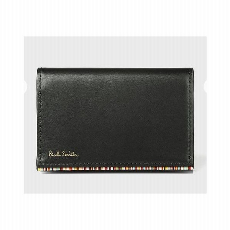 ポールスミス 新品 名刺入れ カードケース ストライプポイント メンズ ブラック 父の日 クリスマス Psc754 Paul Smith 通販 Lineポイント最大0 5 Get Lineショッピング