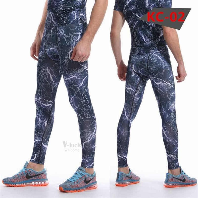 ヨガウェア メンズ レーシングタイツ コンプレッションウェア