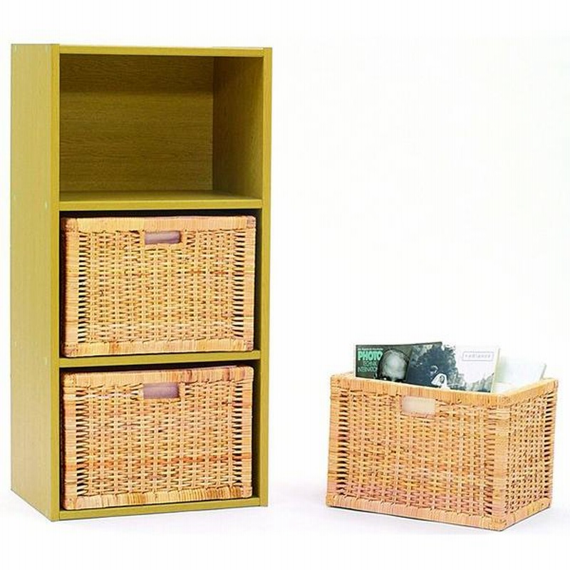 ラタン バスケット3個組 籐家具 バスケット 収納ボックス 収納