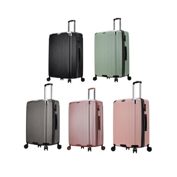 ~雪黛屋~LITTI 29吋行李箱防撞角杯架密鎖硬殼箱360度旋轉耐摔耐磨損檢測通過#3386